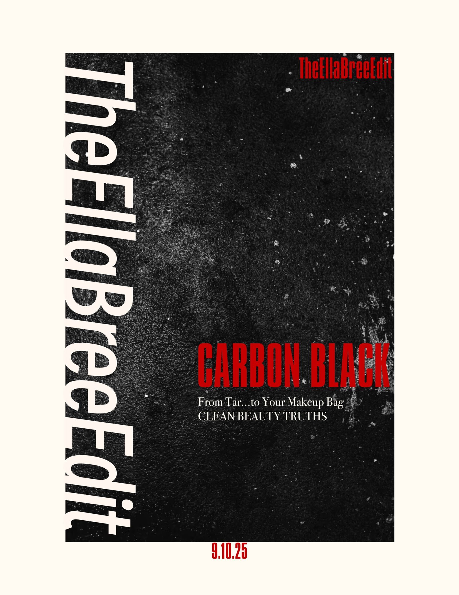 CARBON BLACK: FROM TAR… TO YOUR MAKEUP BAG